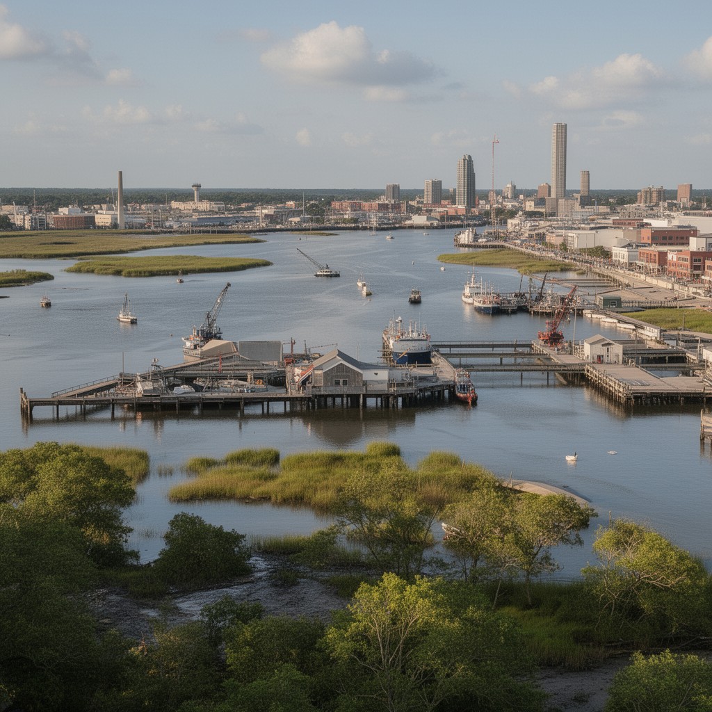 AI-generated illustration of Tidewater region