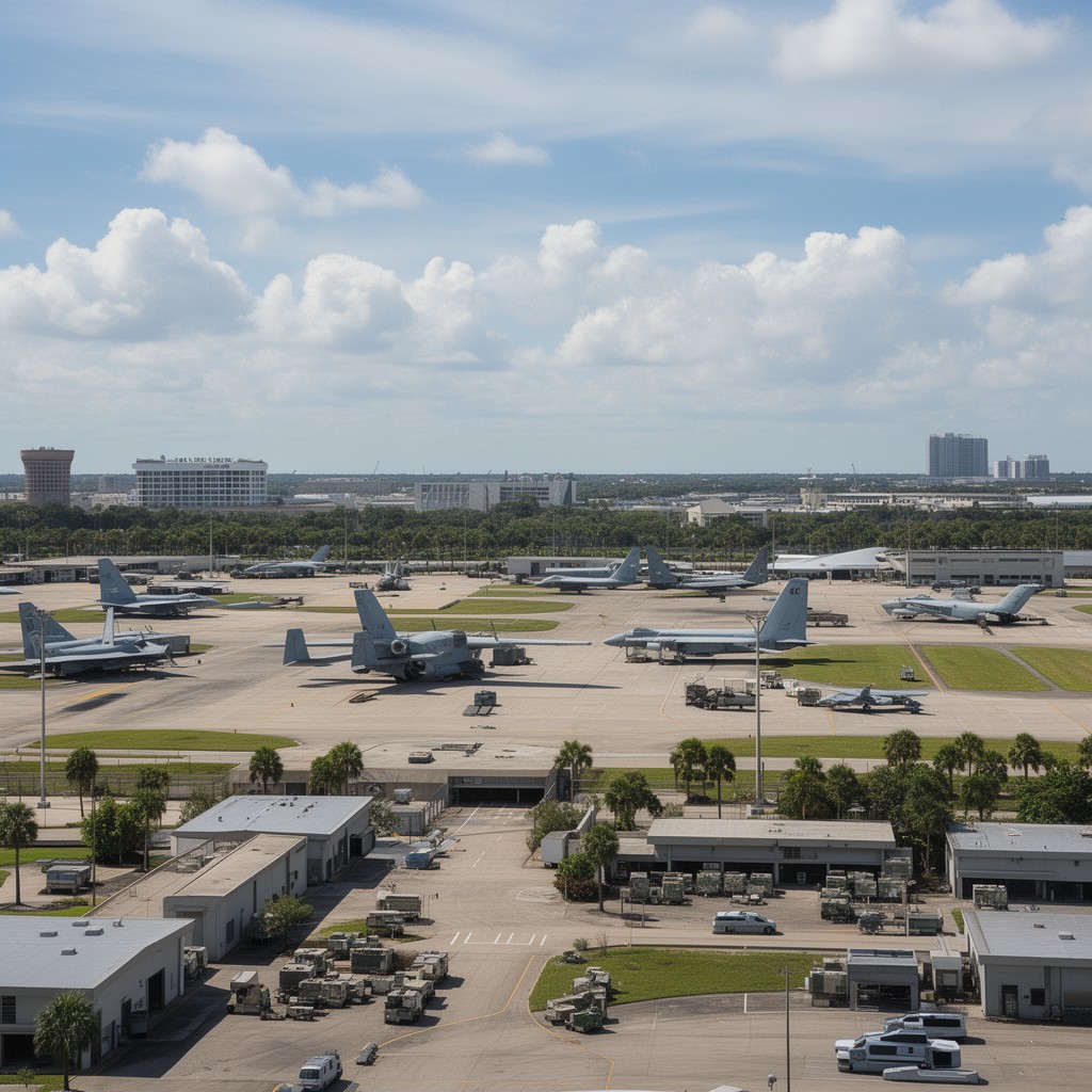 AI-generated illustration of MacDill Air Force Base