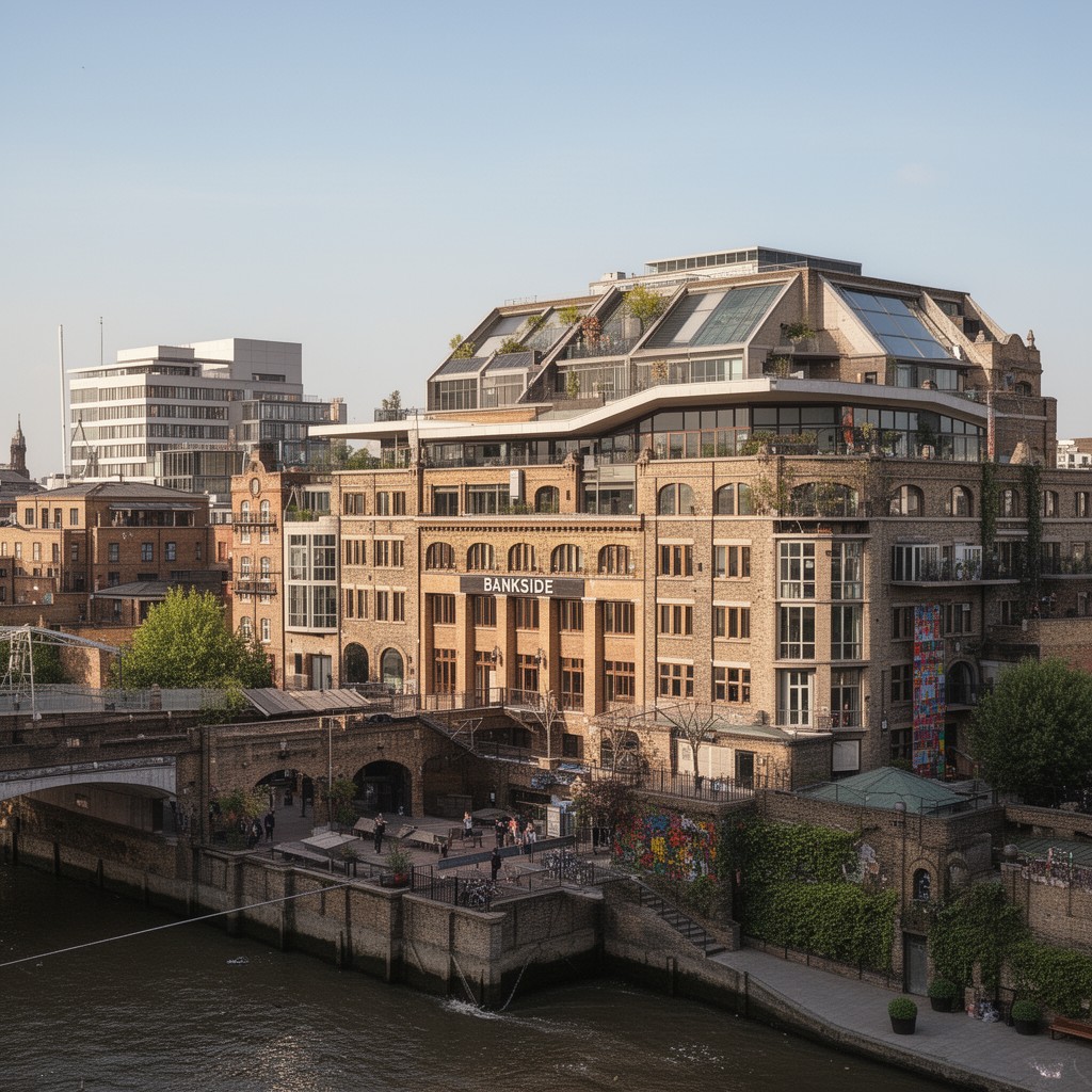 AI-generated illustration of Bankside