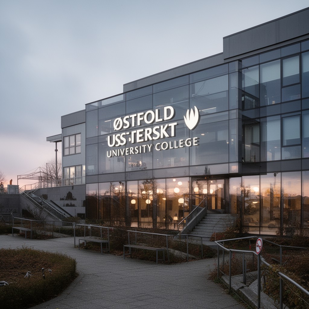 AI-generated illustration of Østfold University College