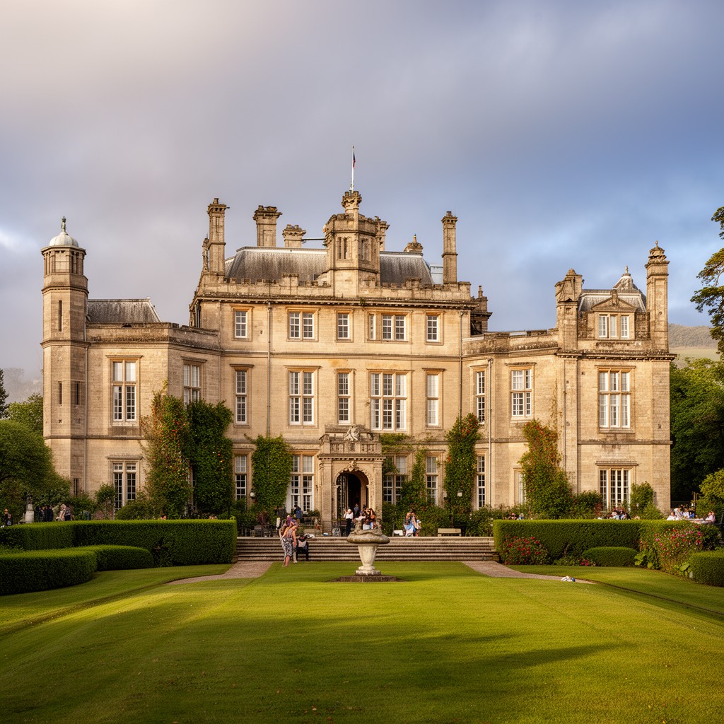 AI-generated illustration of Chatsworth House