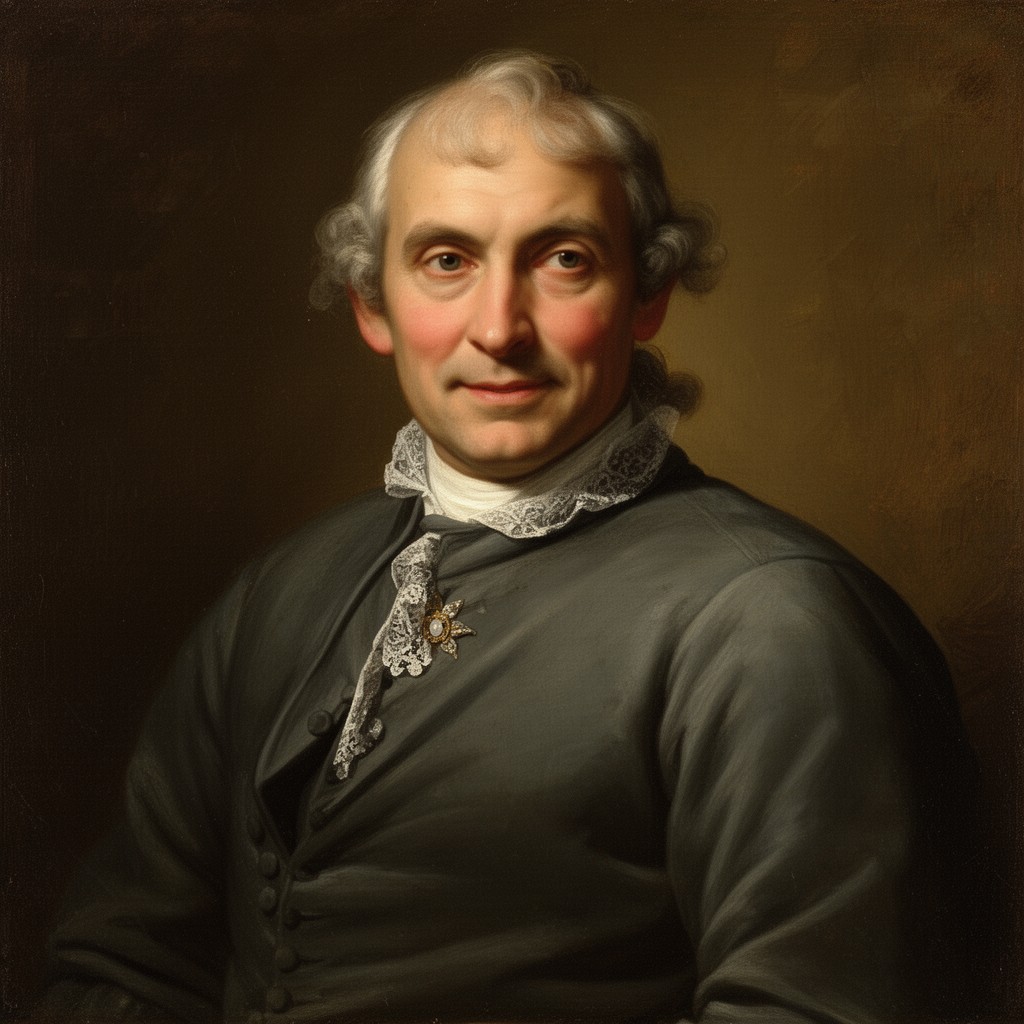 AI-generated illustration of Nicolas Malebranche