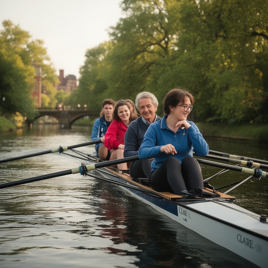 AI-generated illustration of Clare Boat Club