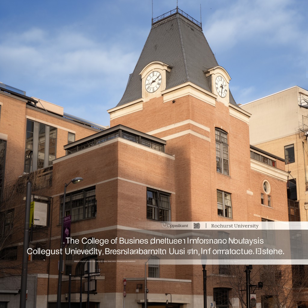 AI-generated illustration of College of Business, Influence and Information Analysis