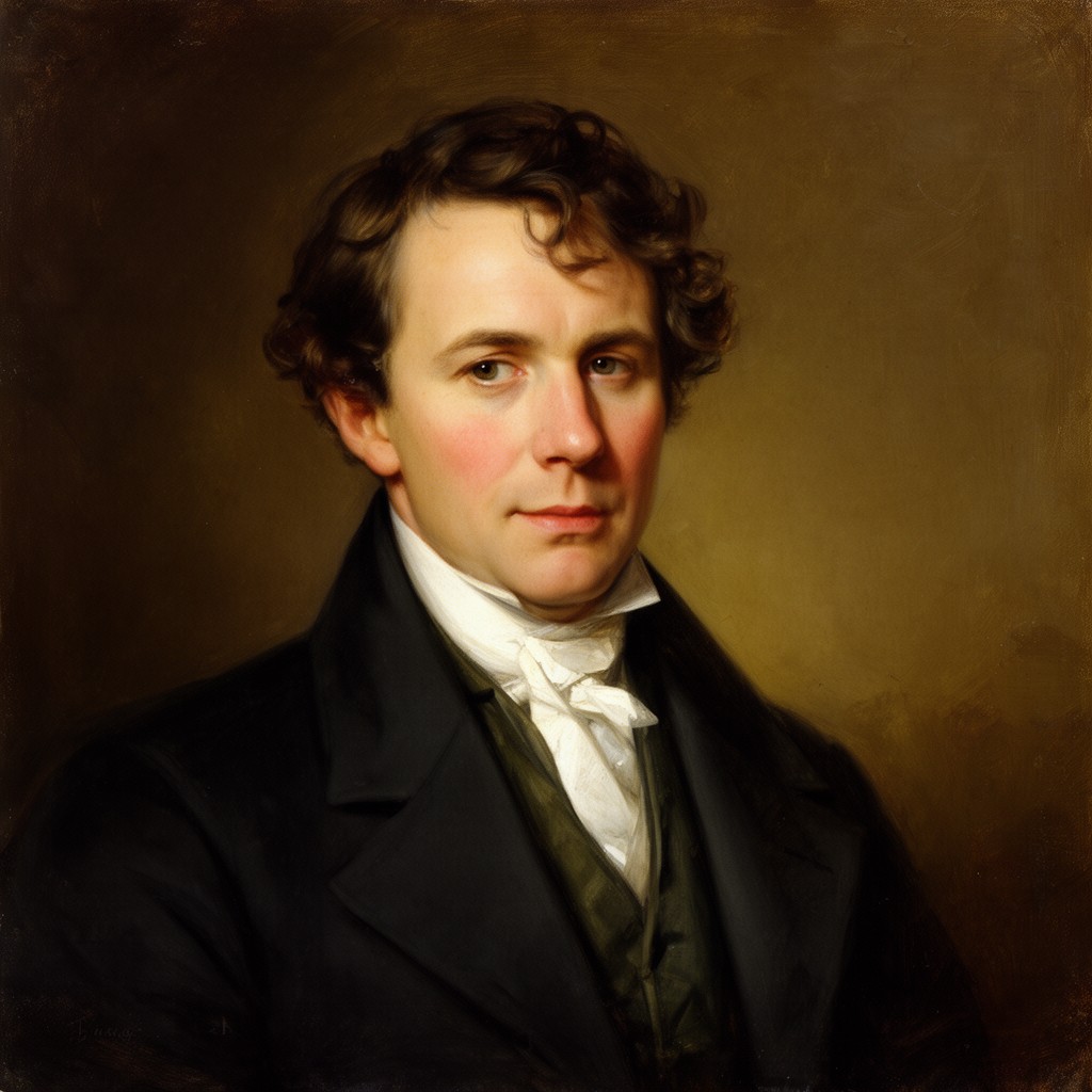 AI-generated illustration of Leigh Hunt