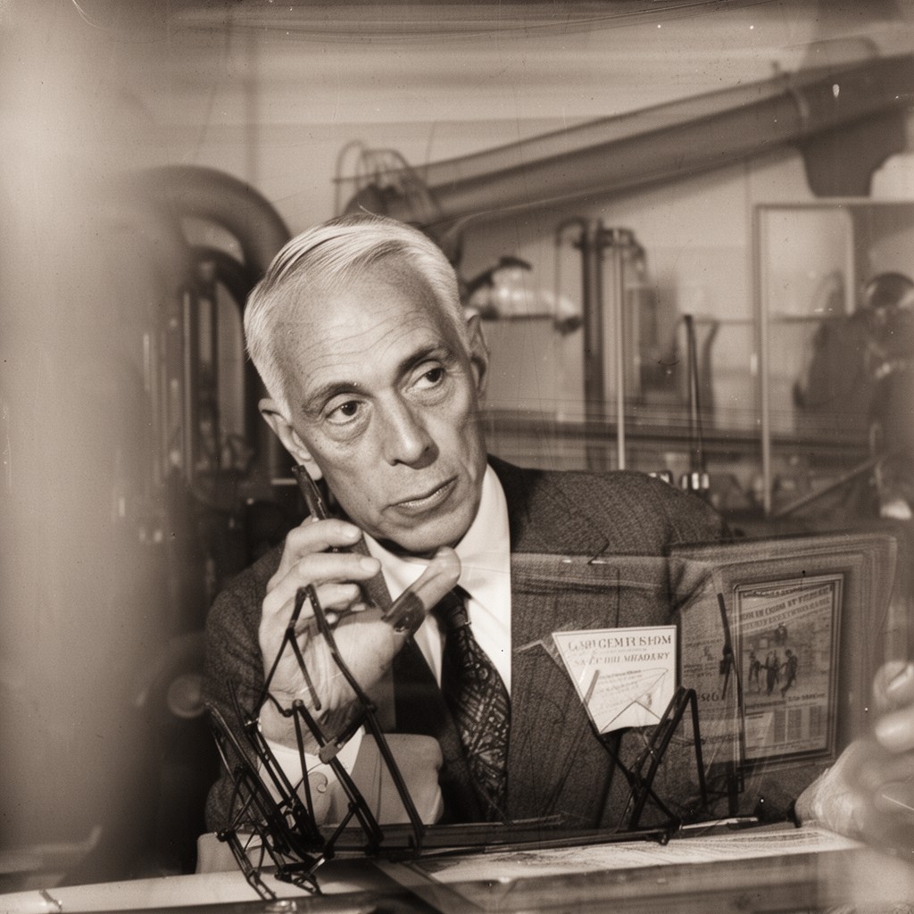 AI-generated illustration of H. L. Hunt