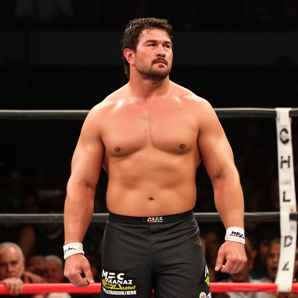 AI-generated illustration of Mark Hunt