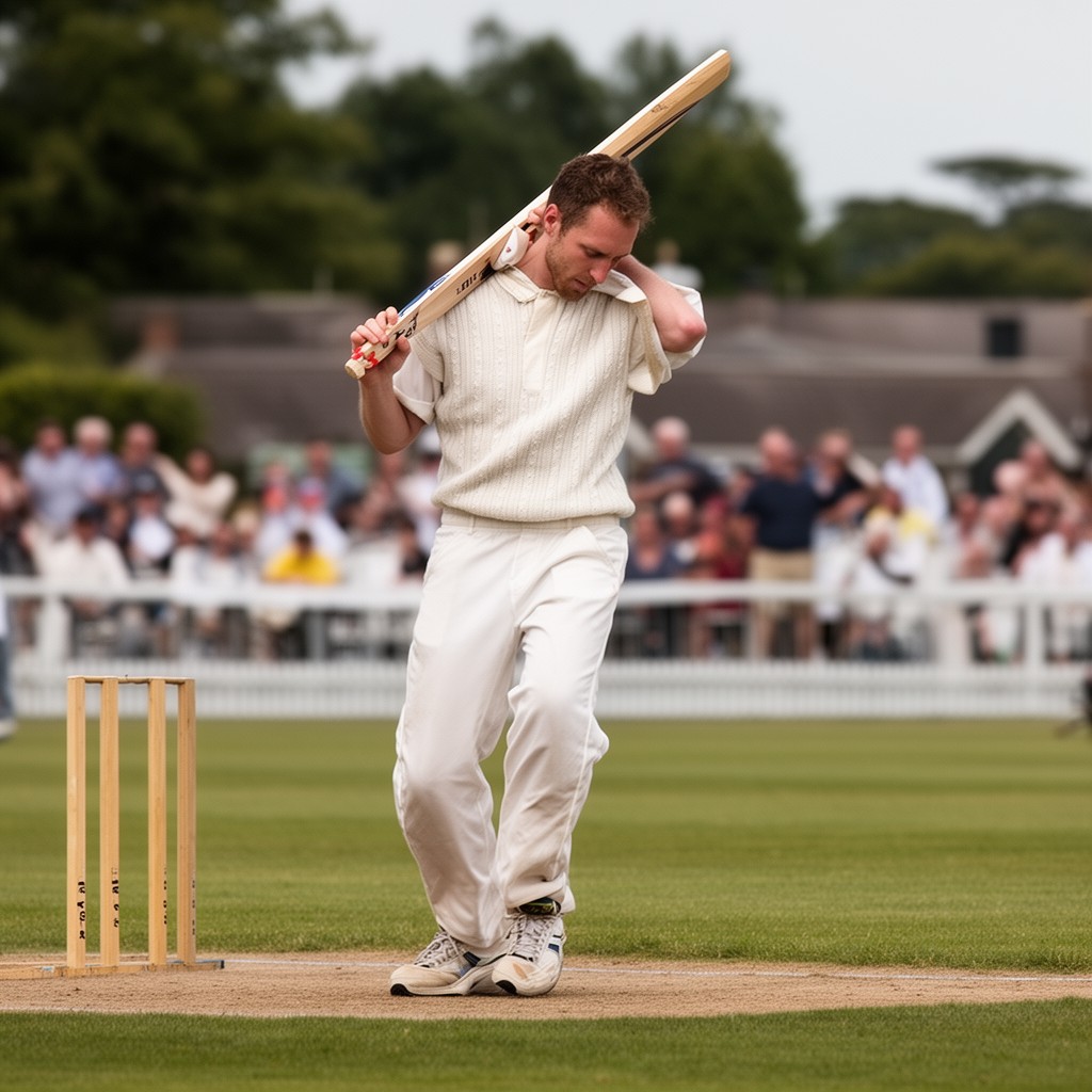 AI-generated illustration of William Hunt (cricketer)