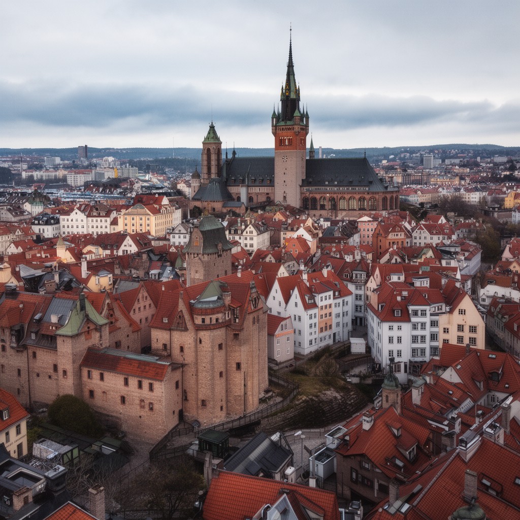 AI-generated illustration of Akershus