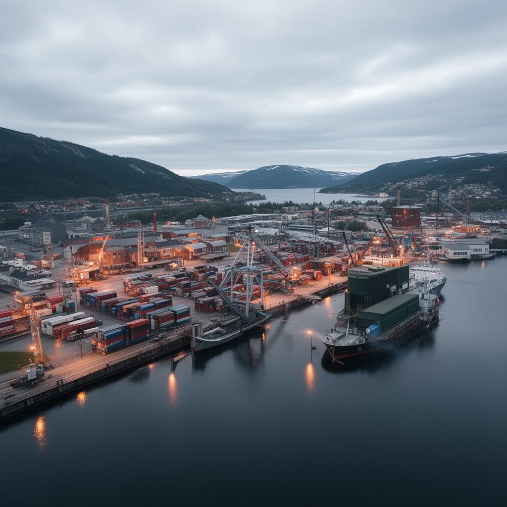 AI-generated illustration of Port of Borg