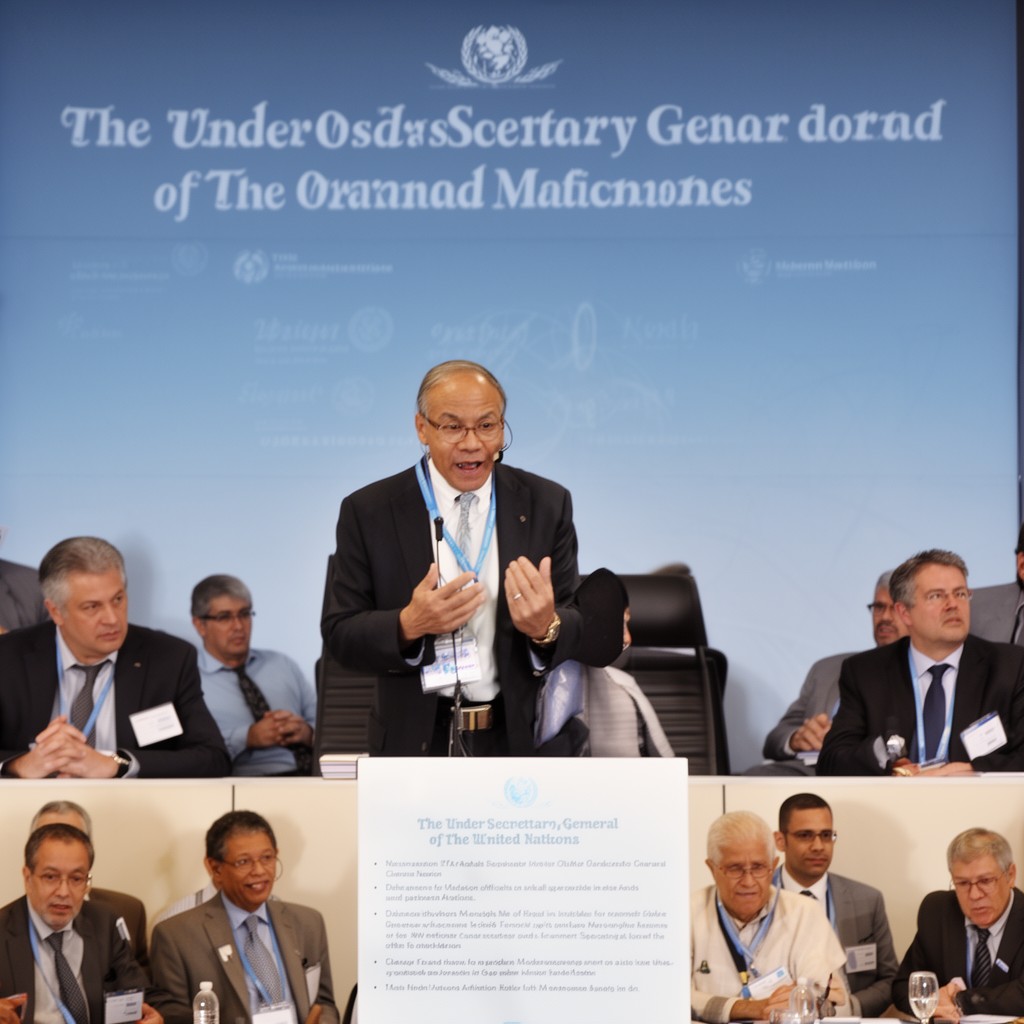 AI-generated illustration of Under-Secretary-General of the United Nations
