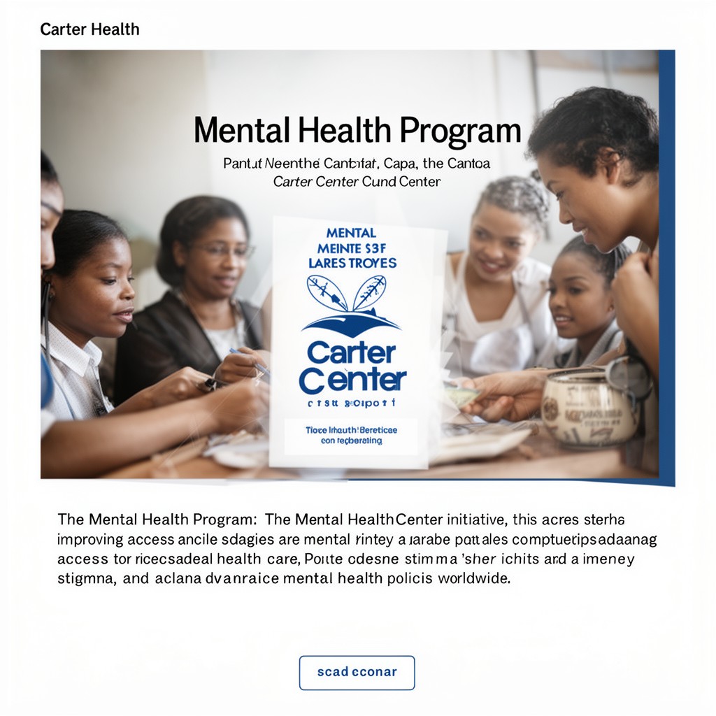 AI-generated illustration of Mental Health Program