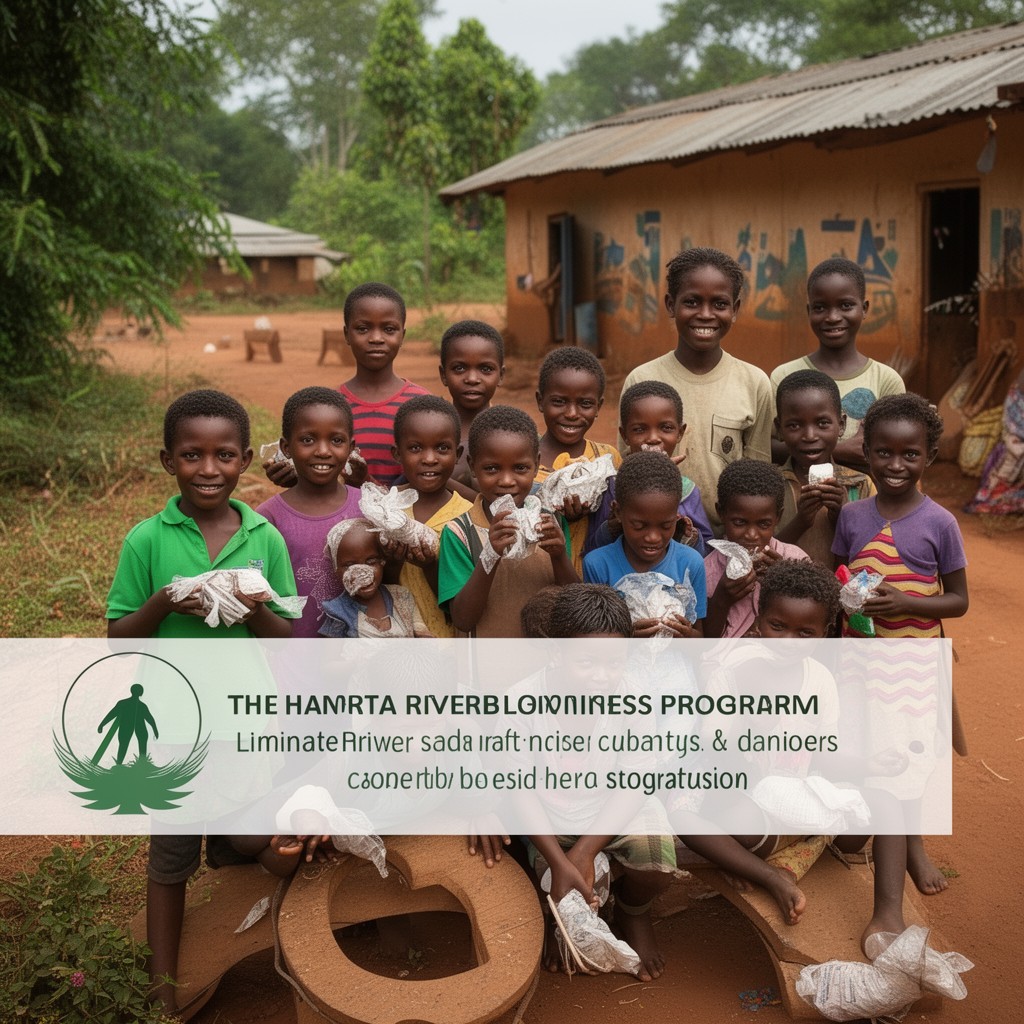 AI-generated illustration of River Blindness Program