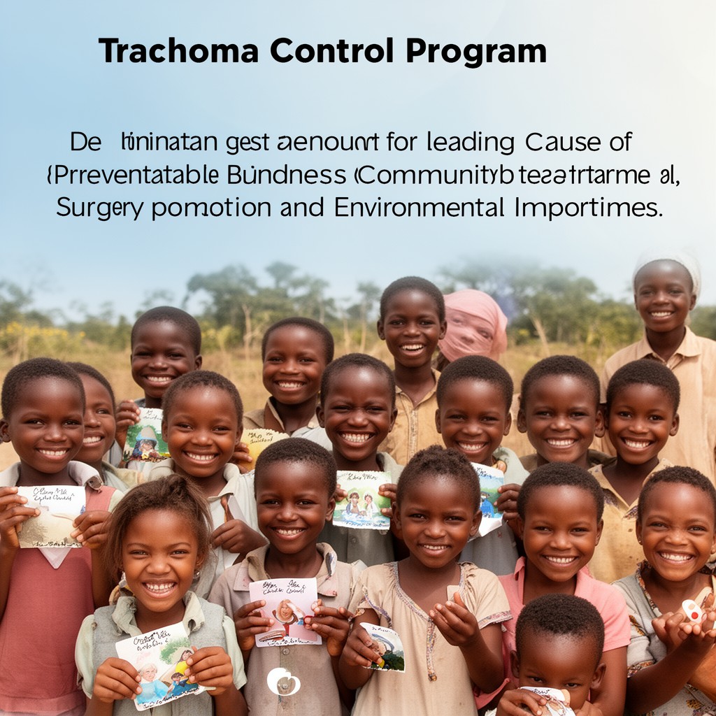 AI-generated illustration of Trachoma Control Program