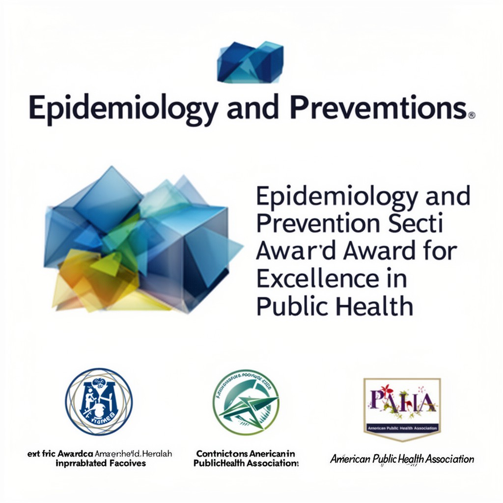 AI-generated illustration of Epidemiology and Prevention Section Award for Excellence in Public Health (American Public Health Association, related recognition)