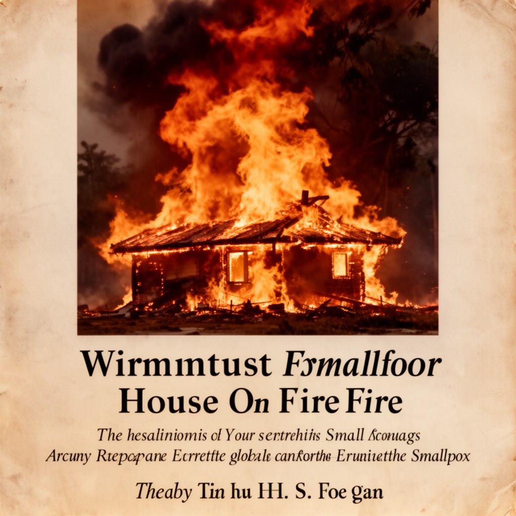 AI-generated illustration of House on Fire