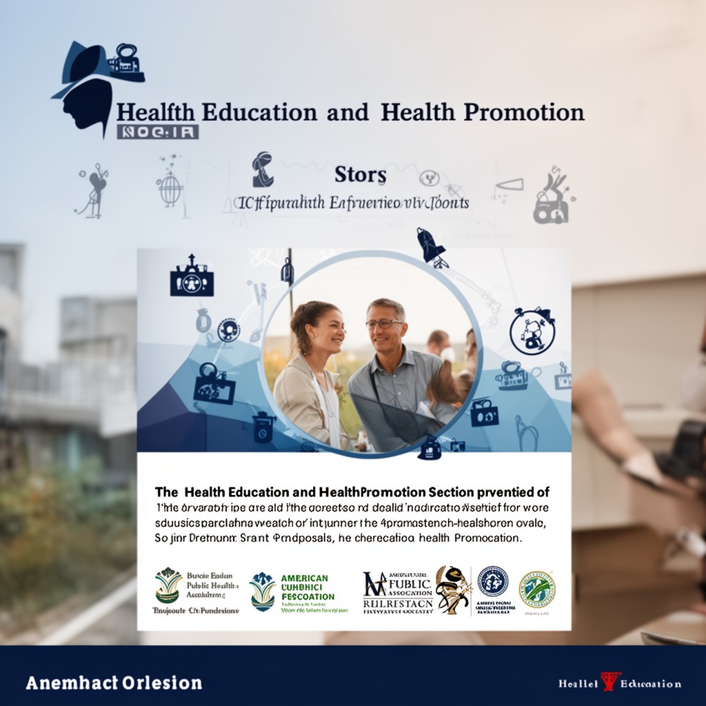 AI-generated illustration of Health Education and Health Promotion Section