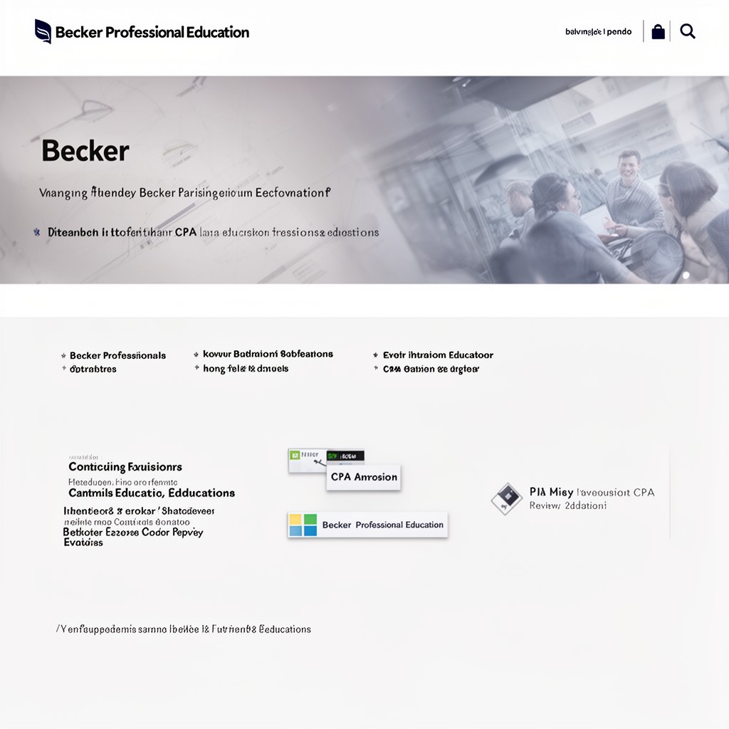 AI-generated illustration of Becker Professional Education