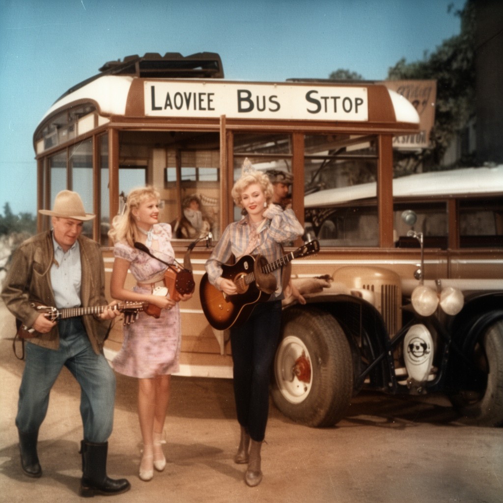 AI-generated illustration of Bus Stop