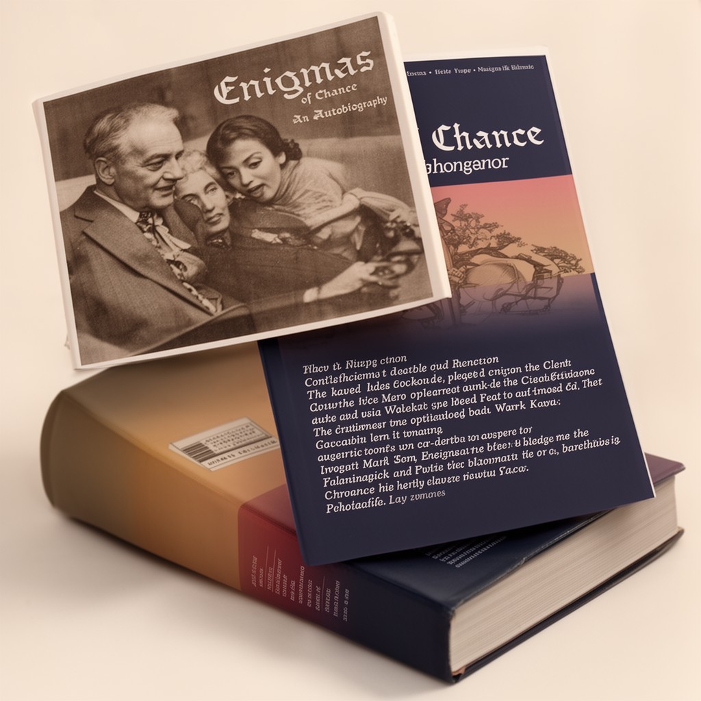 AI-generated illustration of Enigmas of Chance: An Autobiography
