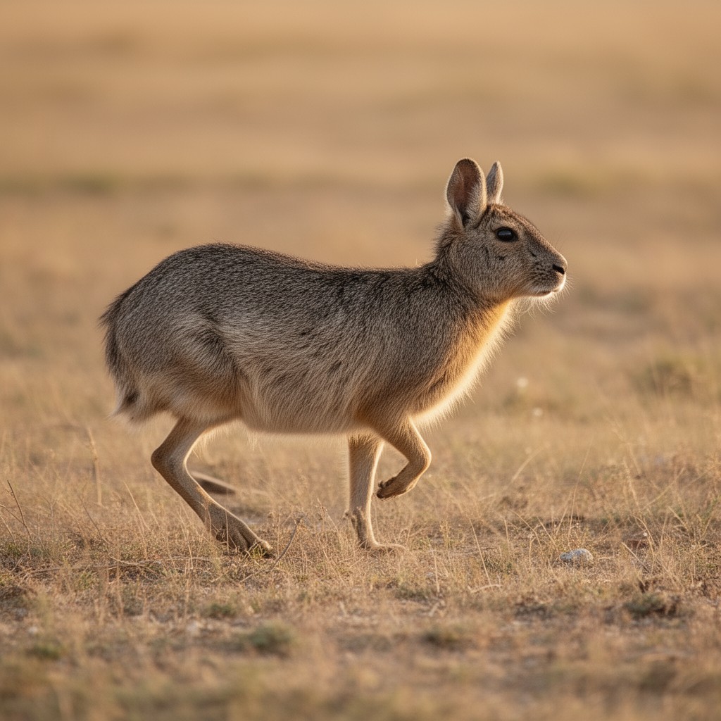 AI-generated illustration of Patagonian mara