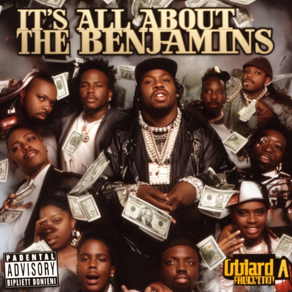 AI-generated illustration of "It's All About the Benjamins"