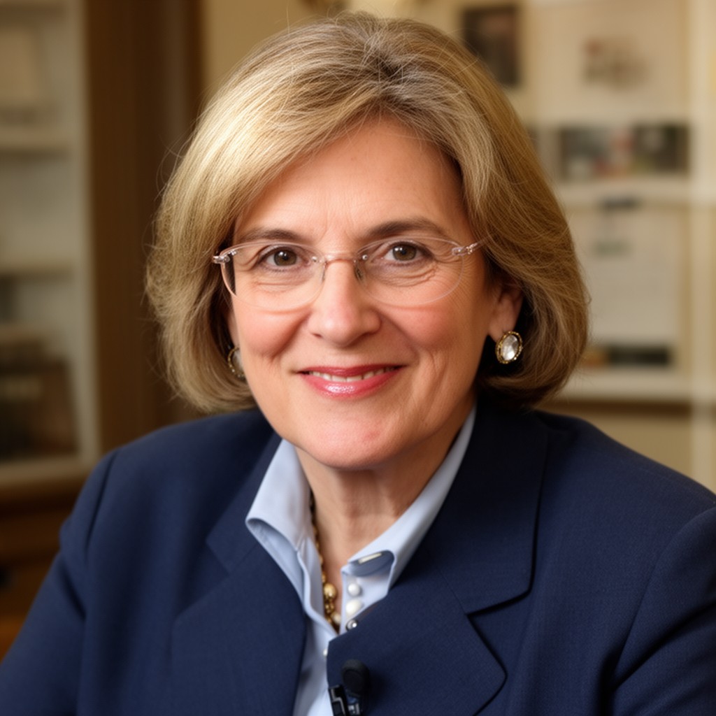 AI-generated illustration of Janice Volcker