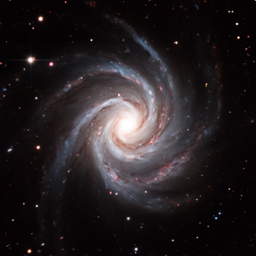 AI-generated illustration of supernova SN 1954J