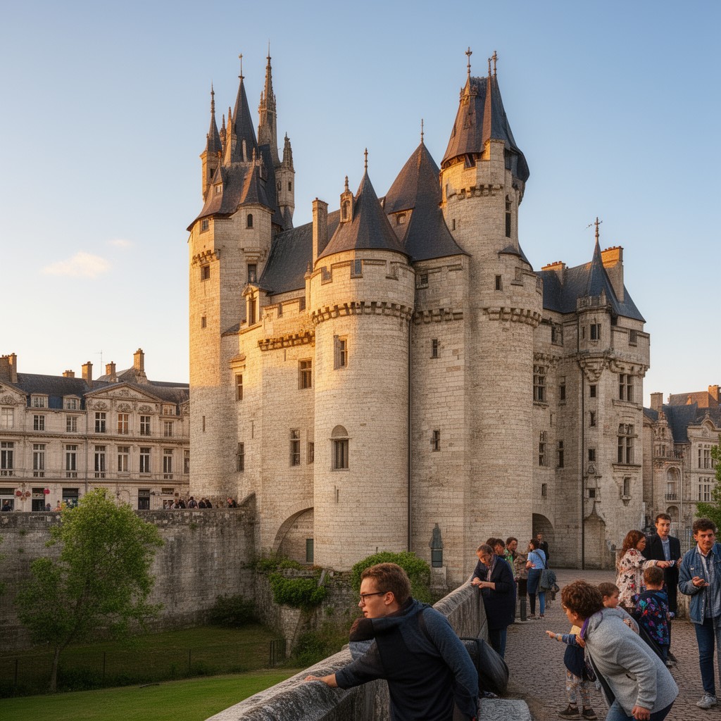AI-generated illustration of Château des Ducs de Bretagne