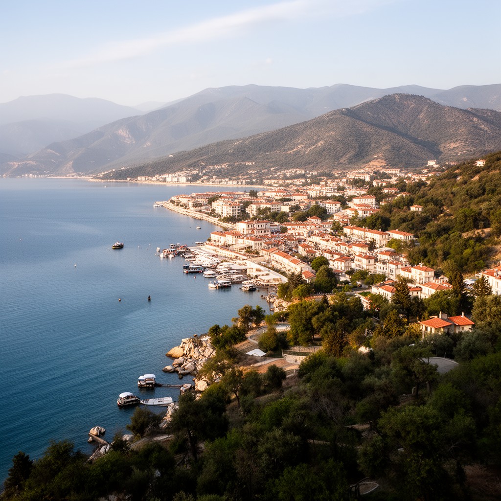 AI-generated illustration of Preveza regional unit