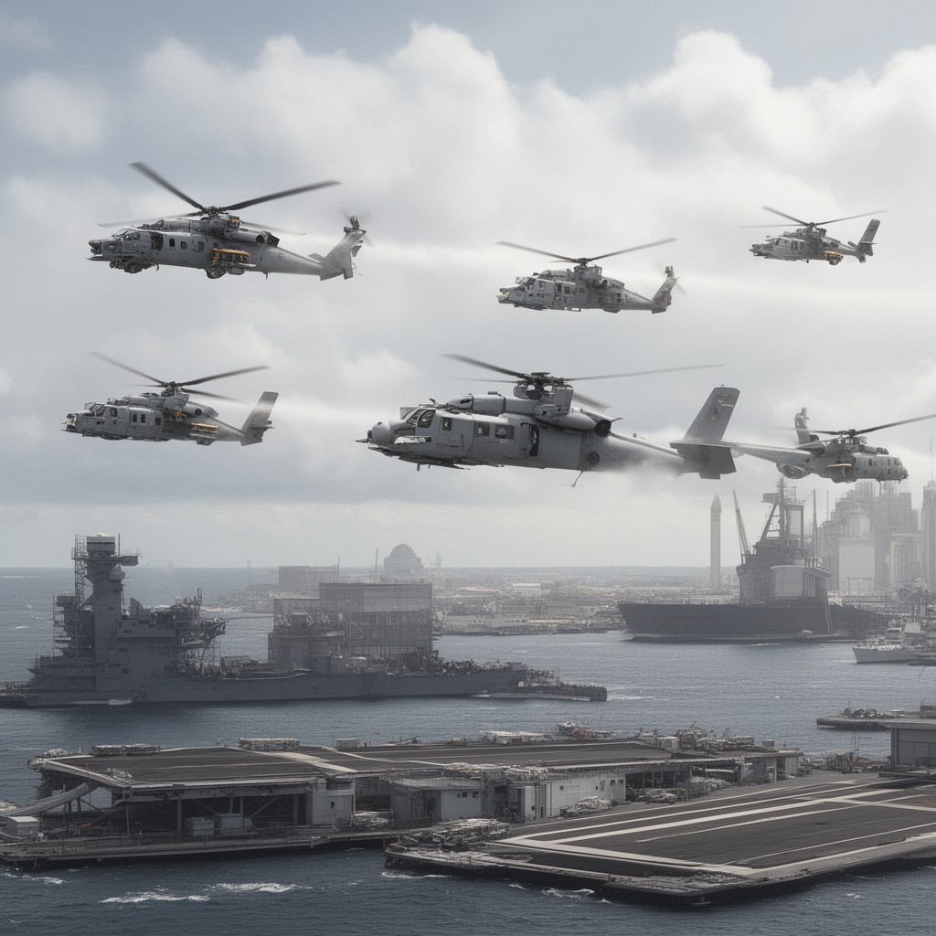 AI-generated illustration of United States Marine Corps aviation units