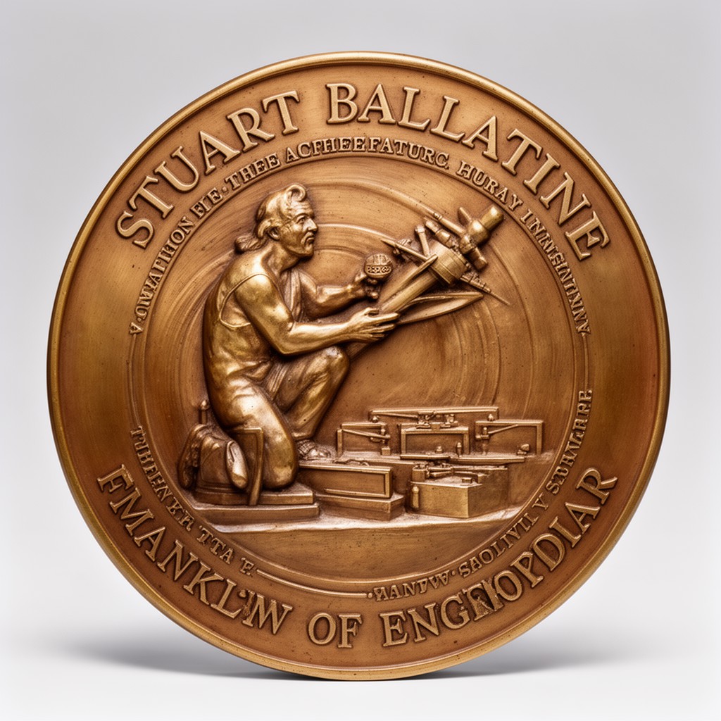 AI-generated illustration of Stuart Ballantine Medal