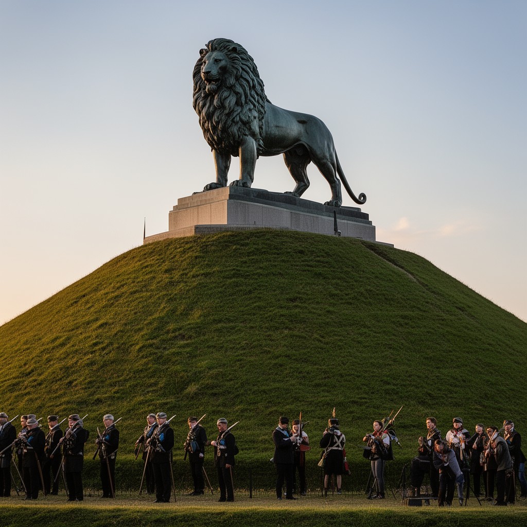 AI-generated illustration of Lion’s Mound