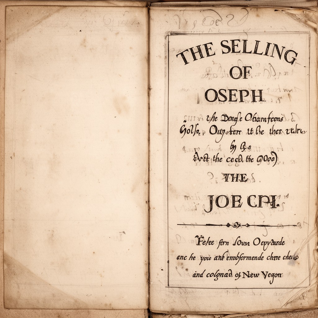 AI-generated illustration of The Selling of Joseph
