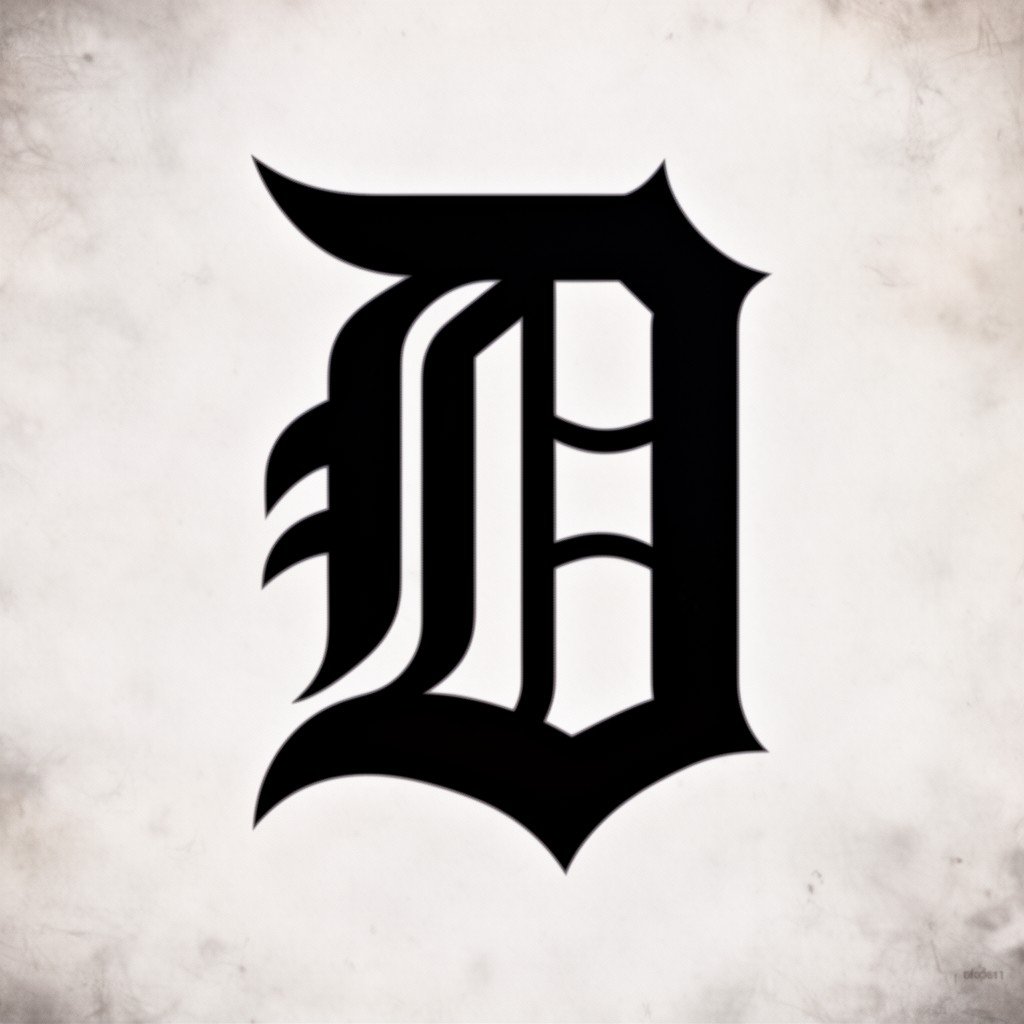 AI-generated illustration of Old English D