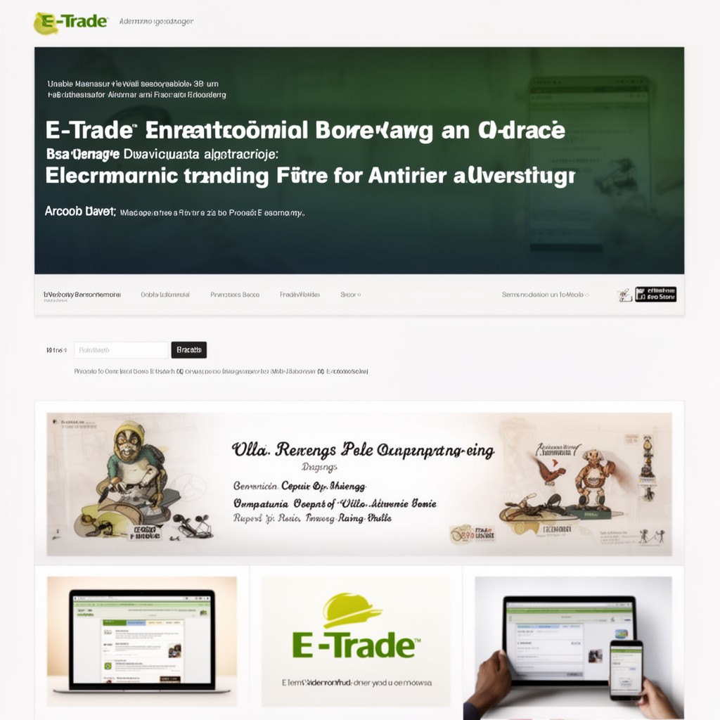 AI-generated illustration of E-Trade