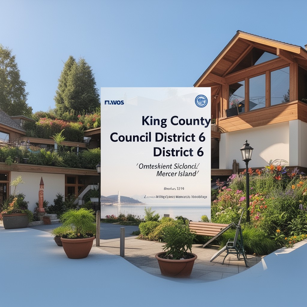 AI-generated illustration of King County Council District 6