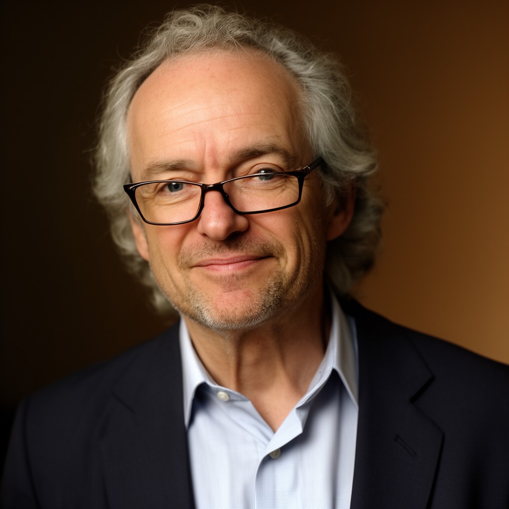 AI-generated illustration of Richard Dawkins