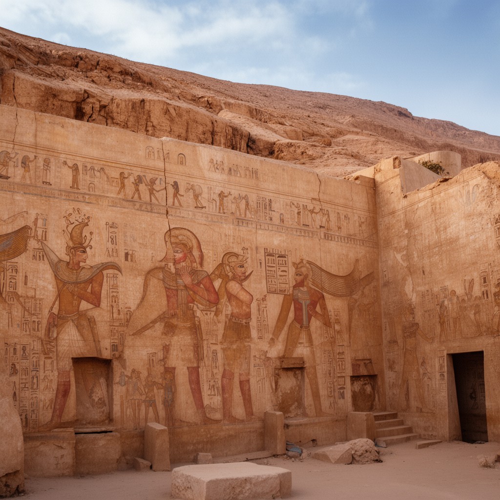 AI-generated illustration of Valley of the Kings