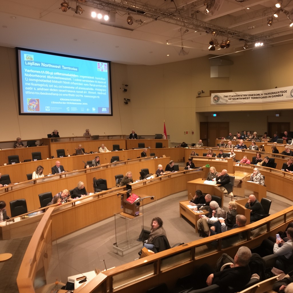 AI-generated illustration of Legislative Assembly of the Northwest Territories
