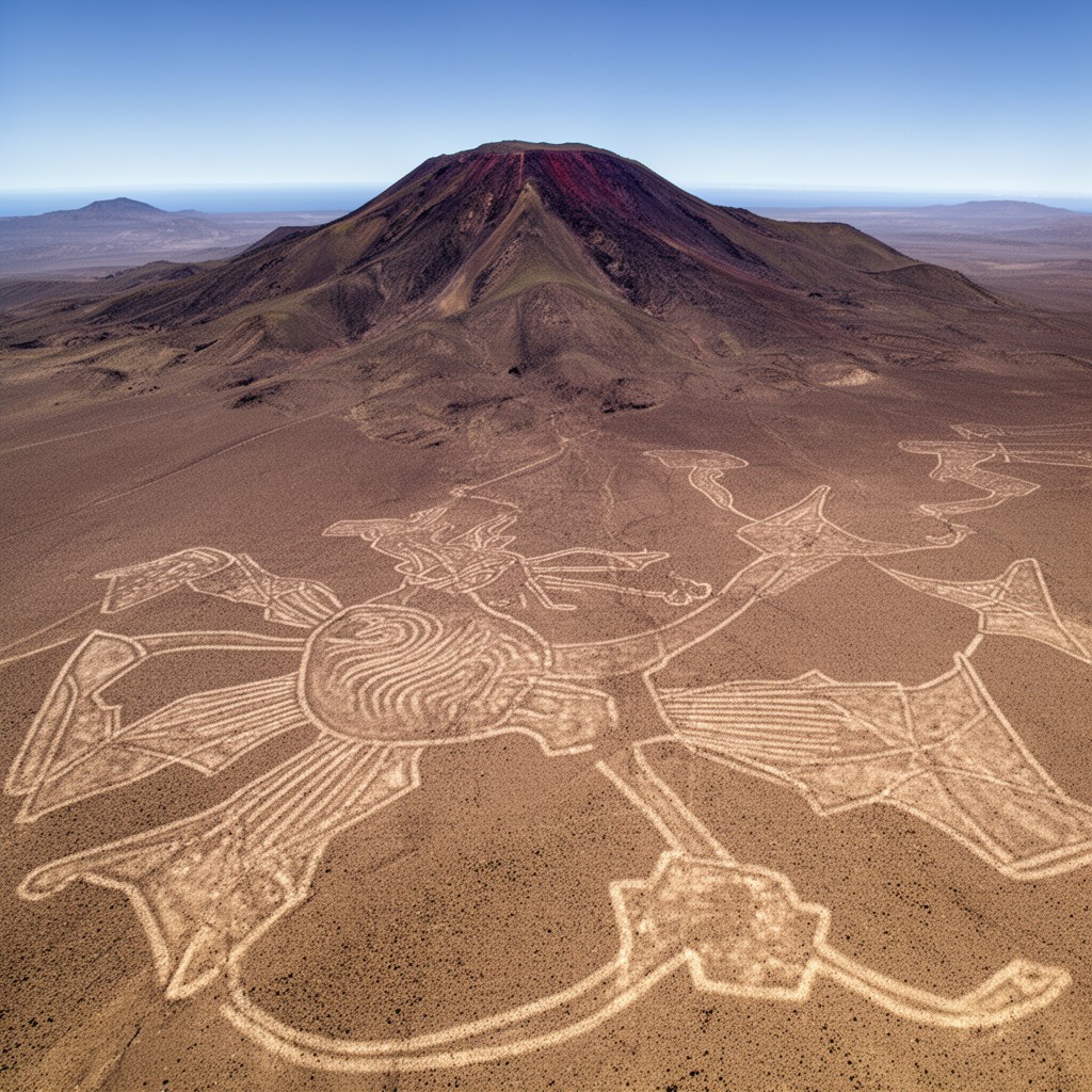 AI-generated illustration of Nazca Plate