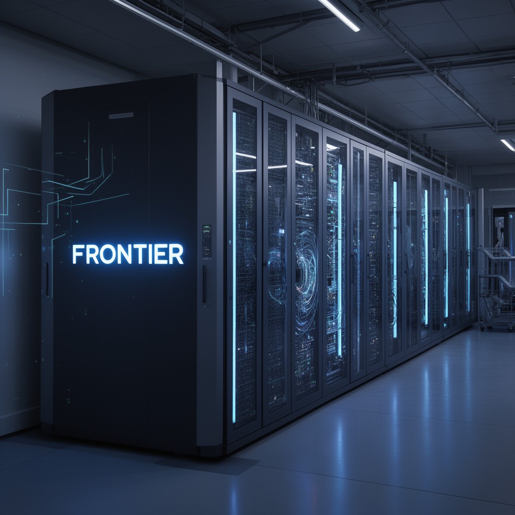 AI-generated illustration of Frontier