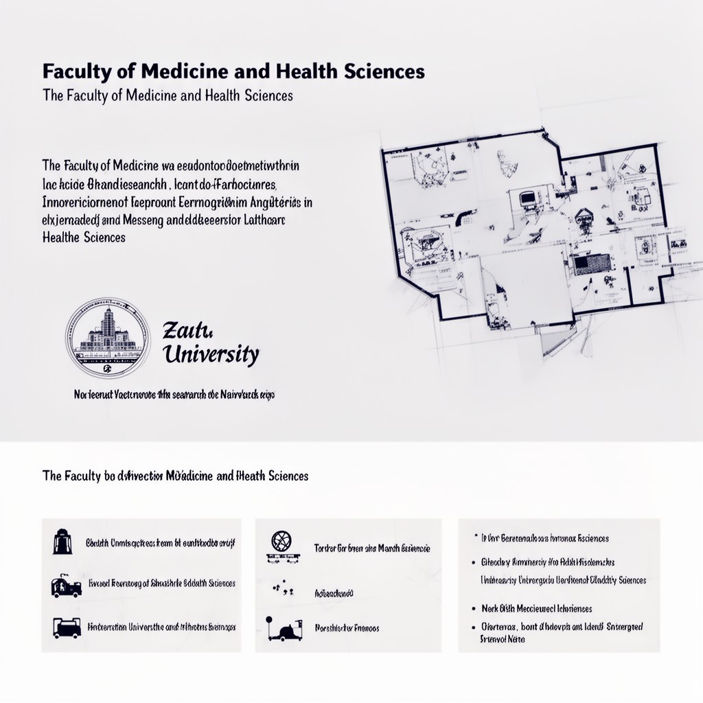 AI-generated illustration of Faculty of Medicine and Health Sciences