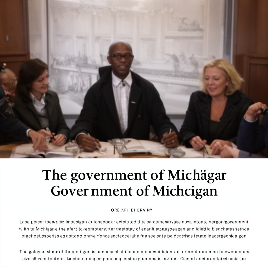 AI-generated illustration of government of Michigan