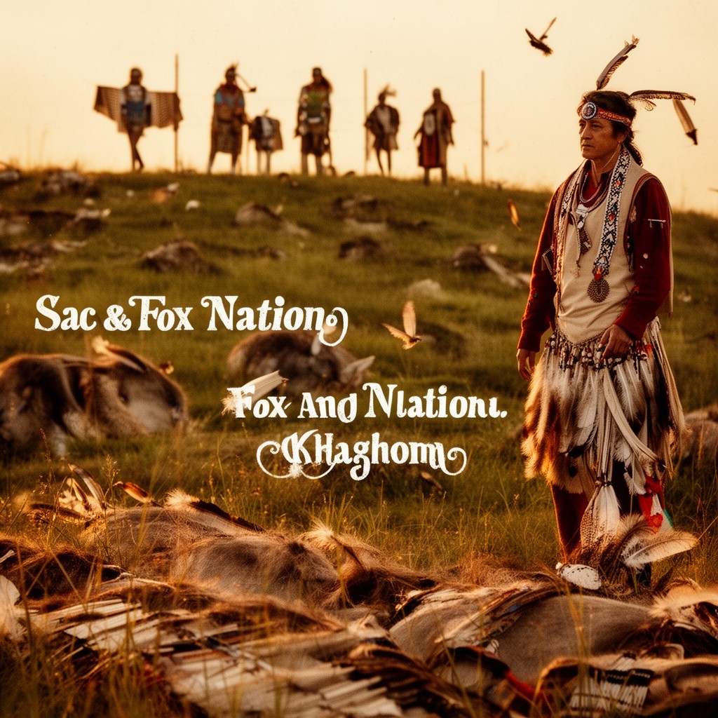 AI-generated illustration of Sac and Fox Nation, Oklahoma