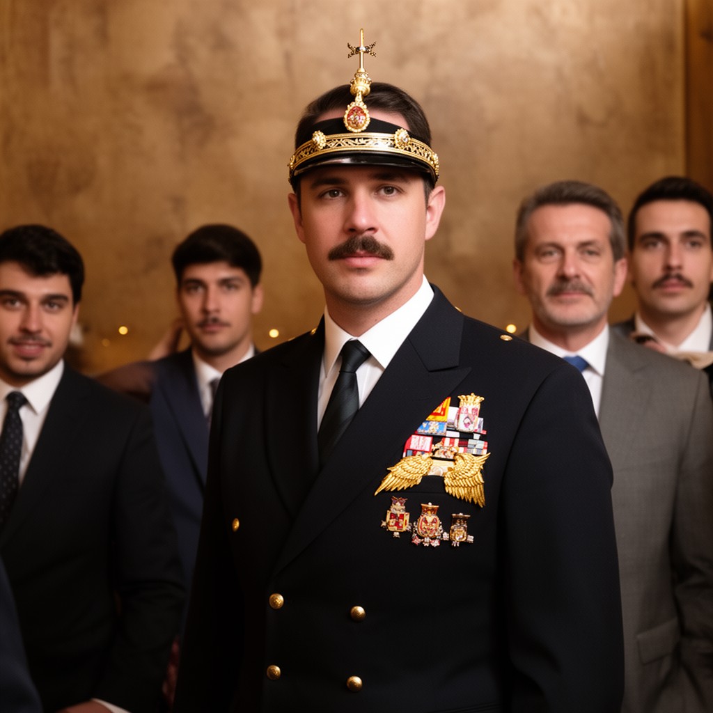 AI-generated illustration of King of the Albanians