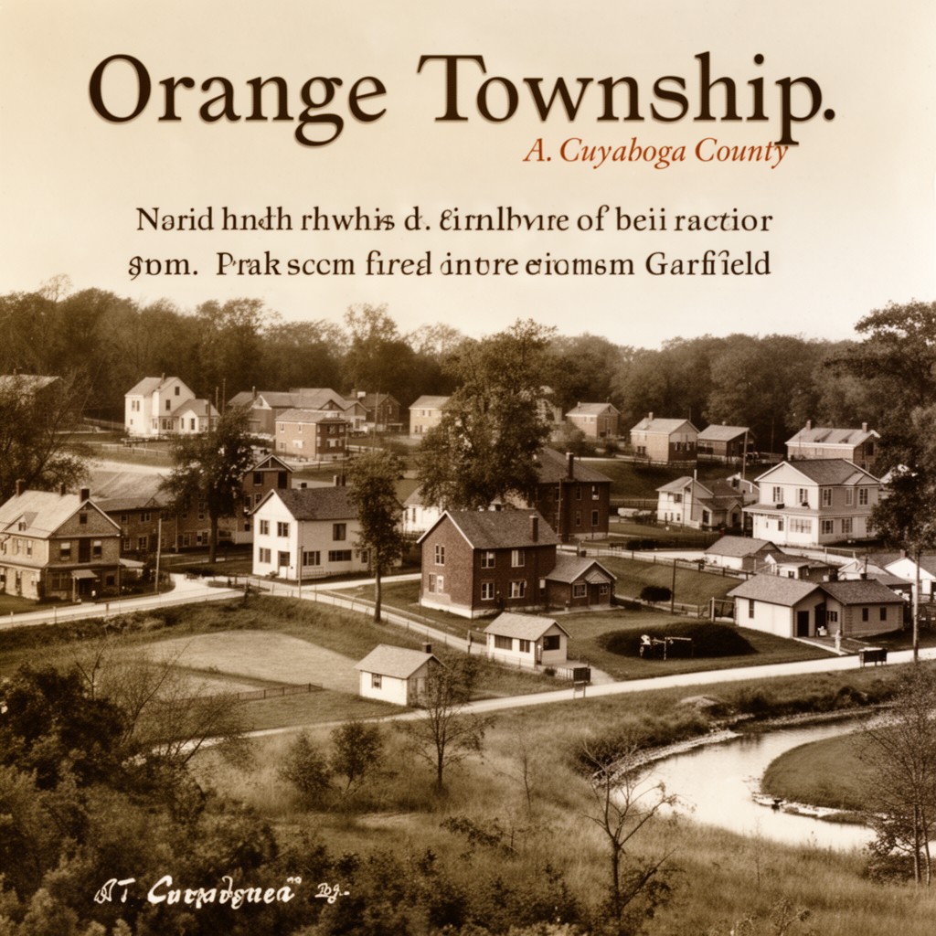 AI-generated illustration of Orange Township, Cuyahoga County, Ohio