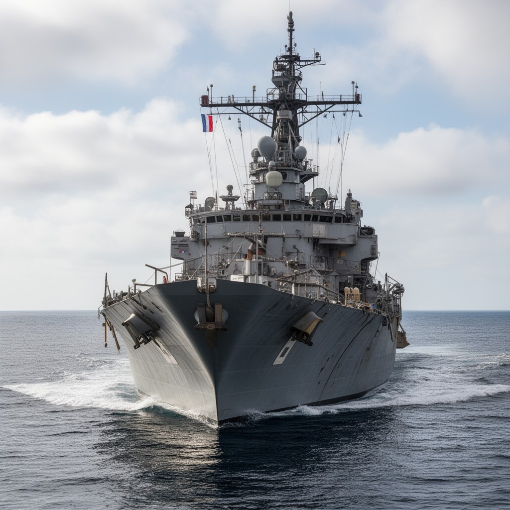 AI-generated illustration of French Navy