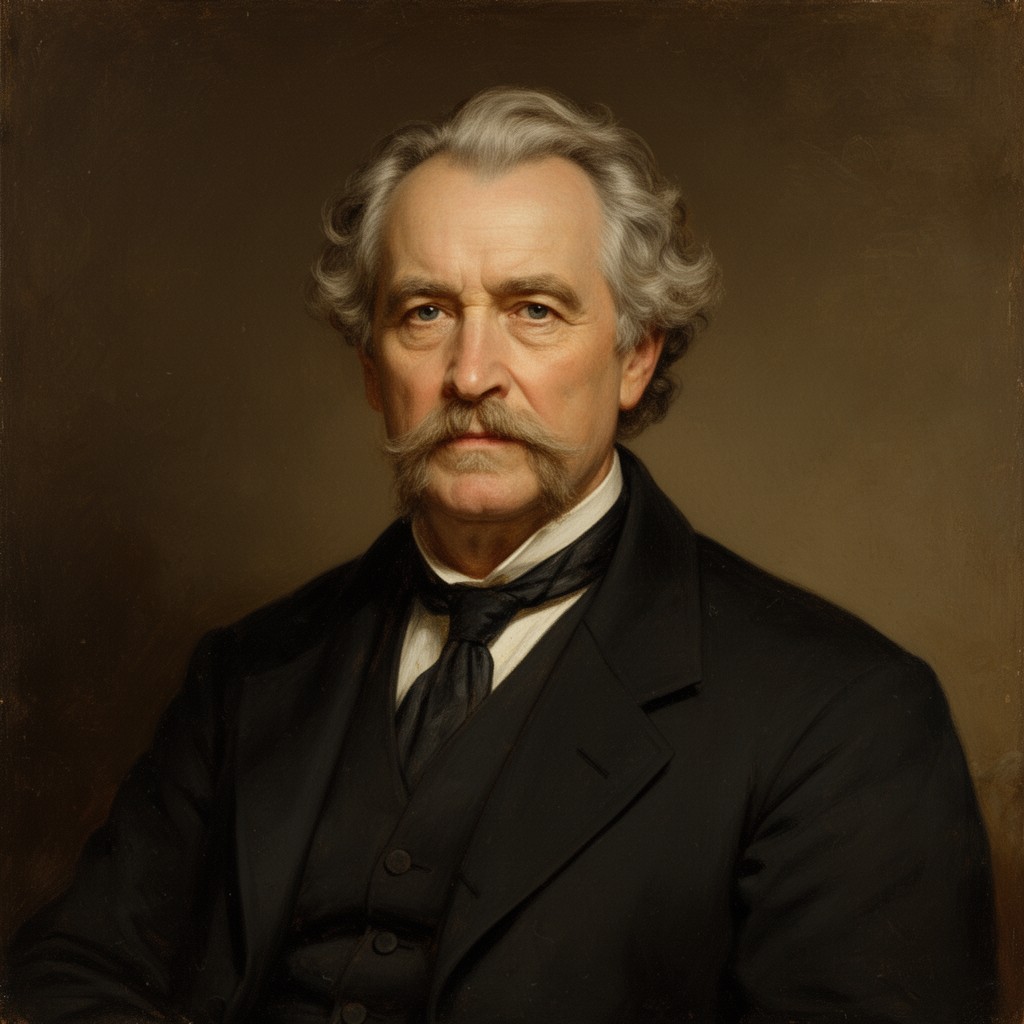 AI-generated illustration of Benjamin Wade