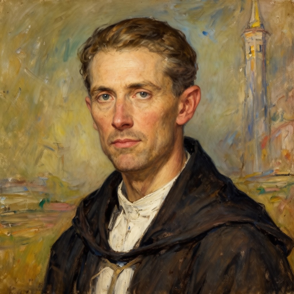 AI-generated illustration of Jan Verkade
